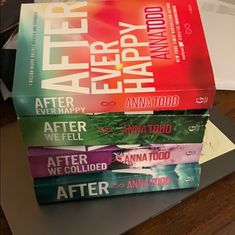 Anna Todd “After” book series (1-4)